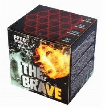 Pyro Specials Fireworks Silvester Feuerwerk Batterie "The Brave" 19 Schuss